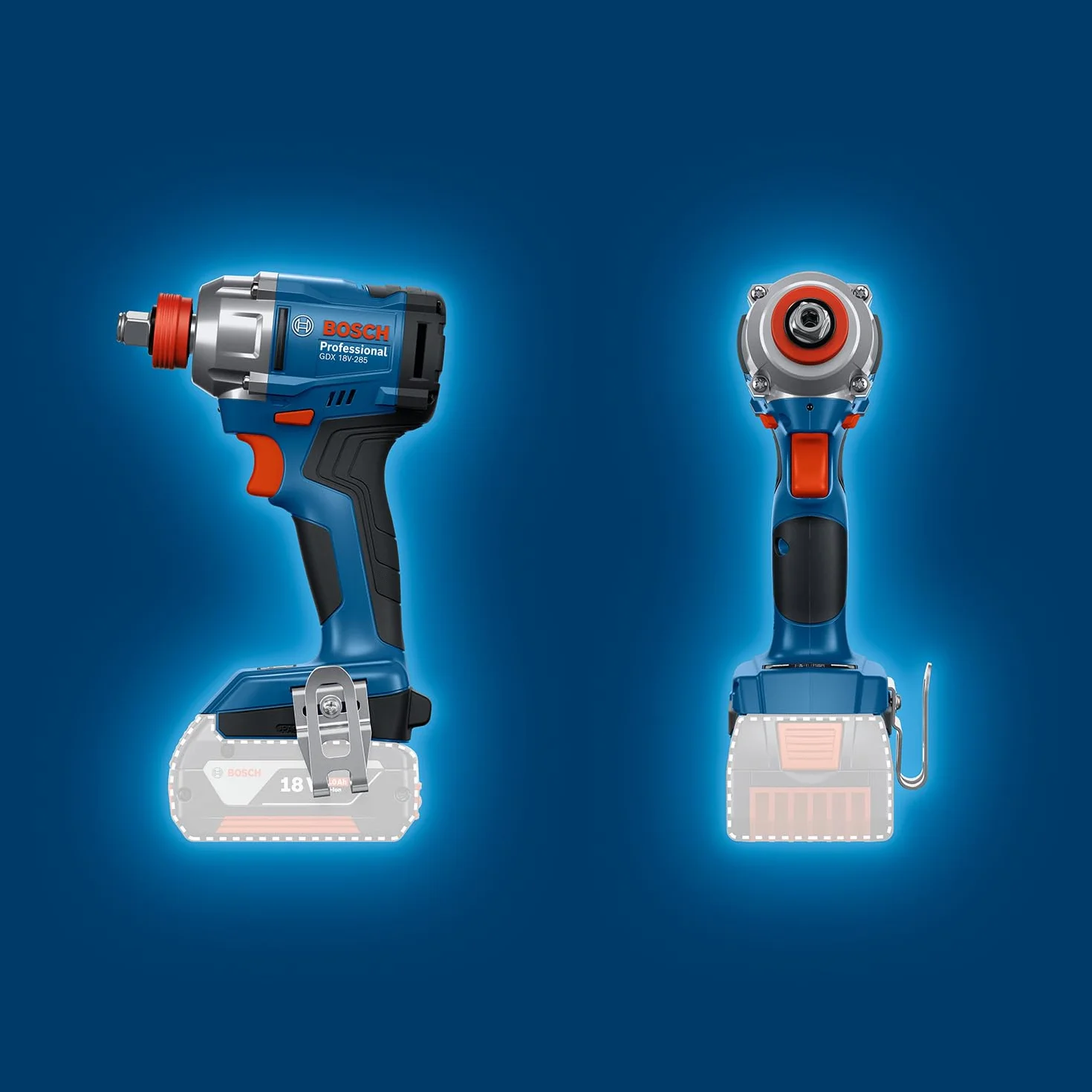 Bosch Professional GDX 18V-285 akumulatorowa wkrętarka udarowa 18 V