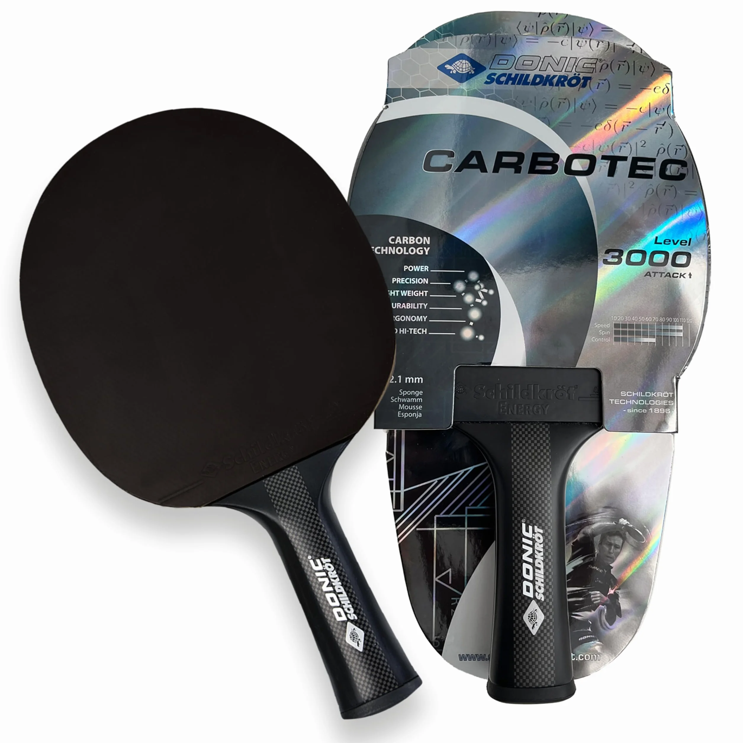 Schildkröt Rakieta do tenisa stołowego CarboTec 3000, wklęsła