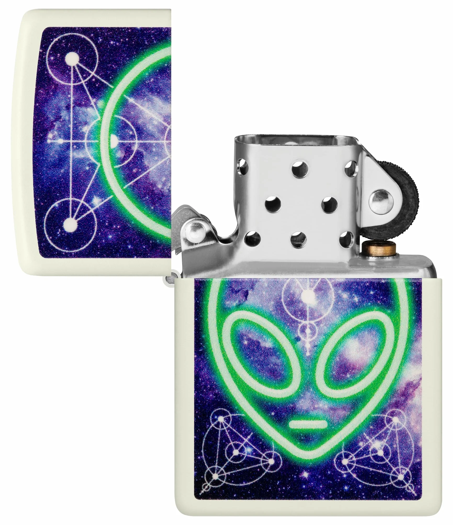 Zippo Alien Zapalniczka Sztormowa Glow-In-The-Dark Wielokrotnego Użytku Wiatroodporna