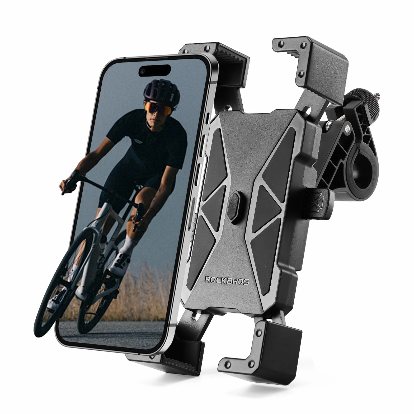 ROCKBROS Uchwyt na Telefon na Rower i Motocykl 1S 360° 4,5"-7,2"