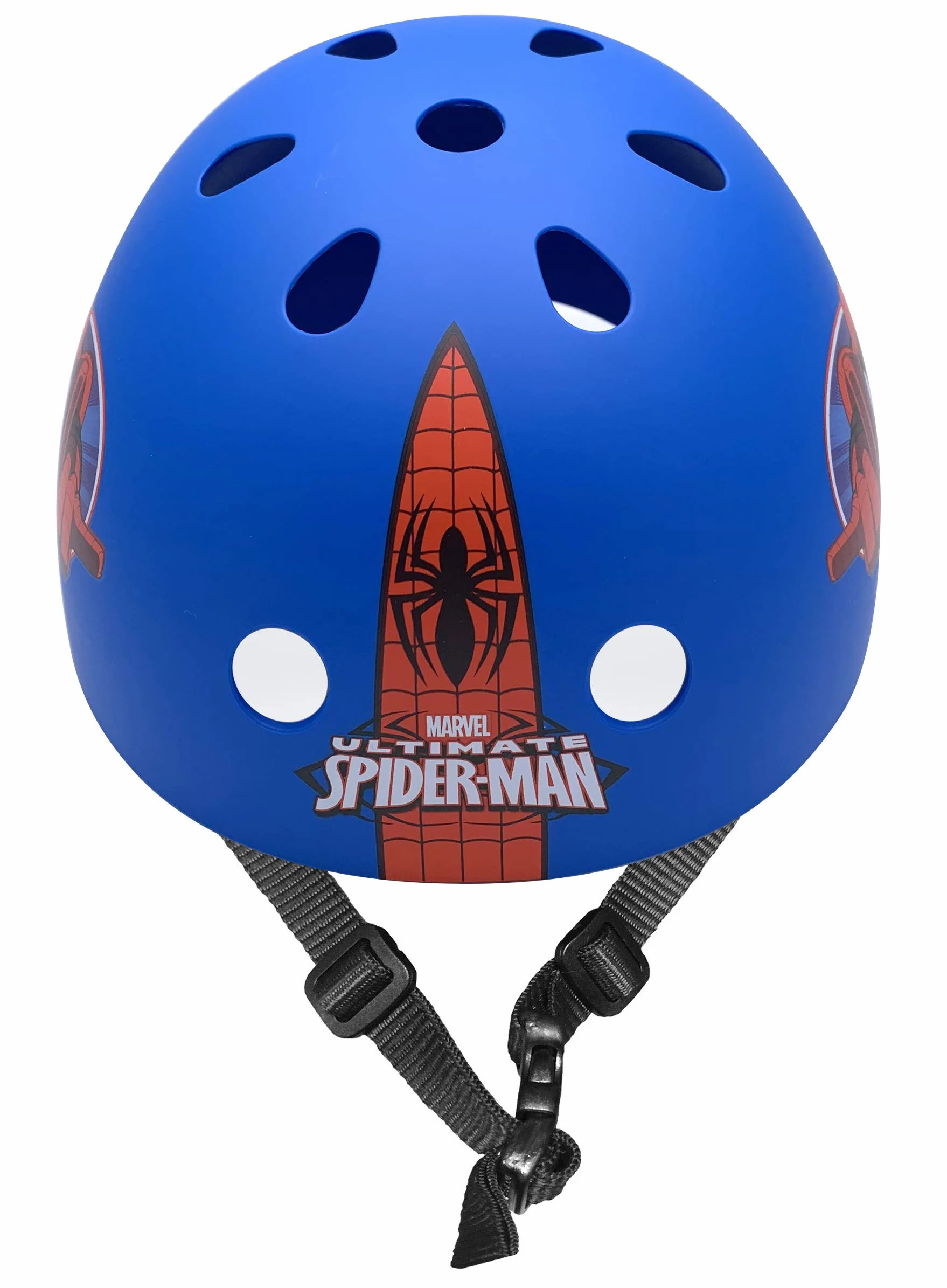 Stamp Kask skate Spiderman młodzieżowy deskorolka unisex, niebieski, 53-57 cm, obwód głowy