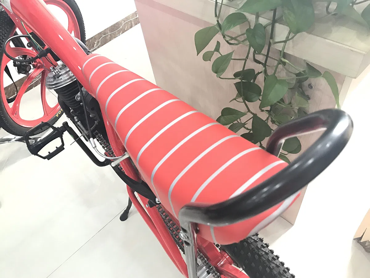 Bananowe siodełko rowerowe z ramą wyposażone w ramę - 66 cm³/80 cm³ rower gazowy
