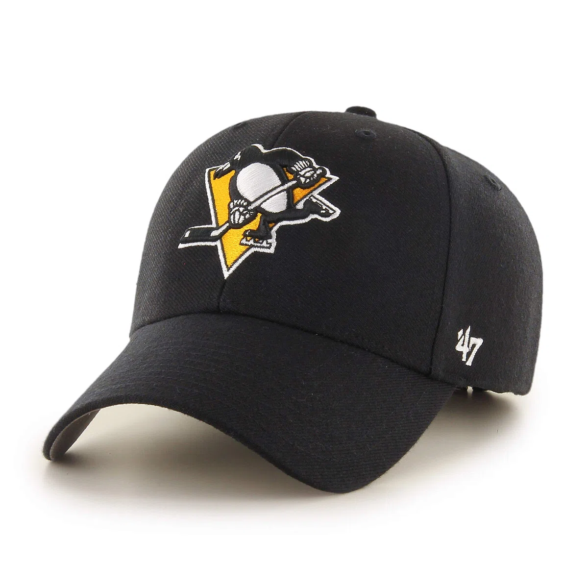 47 NHL Pittsburgh Penguins MVP czapka – czapka baseballowa unisex najwyższej jakości design i rzemiosło od generational family Sportswear Brand, Czarny, Rozmiar uniwersalny