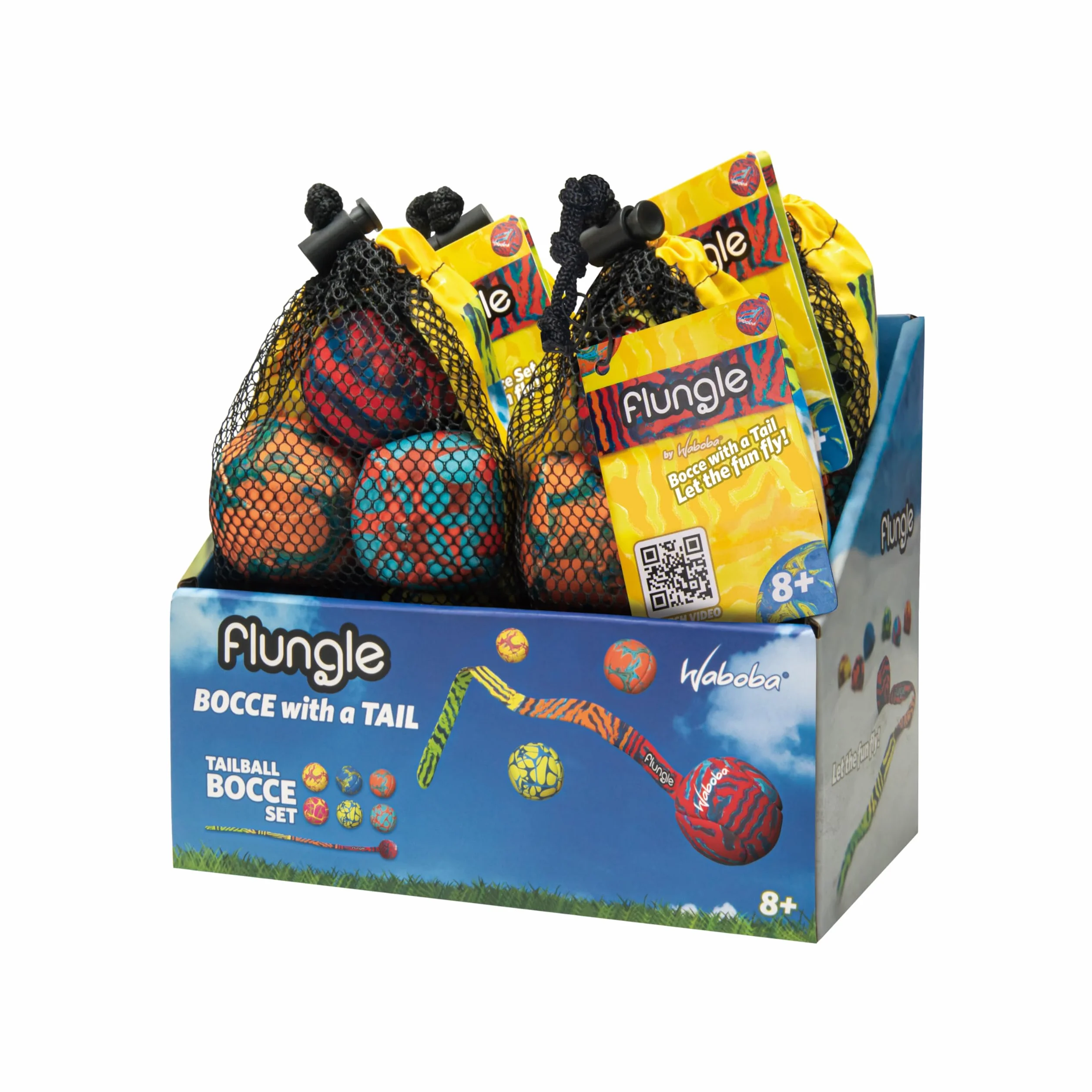 Waboba FLUNGLE Ball Toss Game Bocce with a Tail - gra dla 2-6 graczy