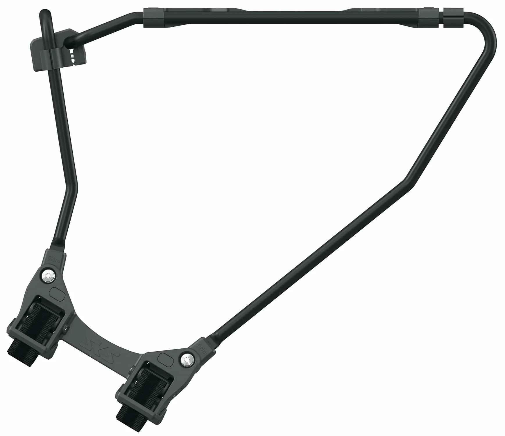 SKS GERMANY INFINITY Universal MIK bagażnik (akcesoria rowerowe do doposażenia prawie każdego roweru, mechanizm regulacji i system szybkiego mocowania, aluminium, z systemem zatrzaskowym MIK), czarny