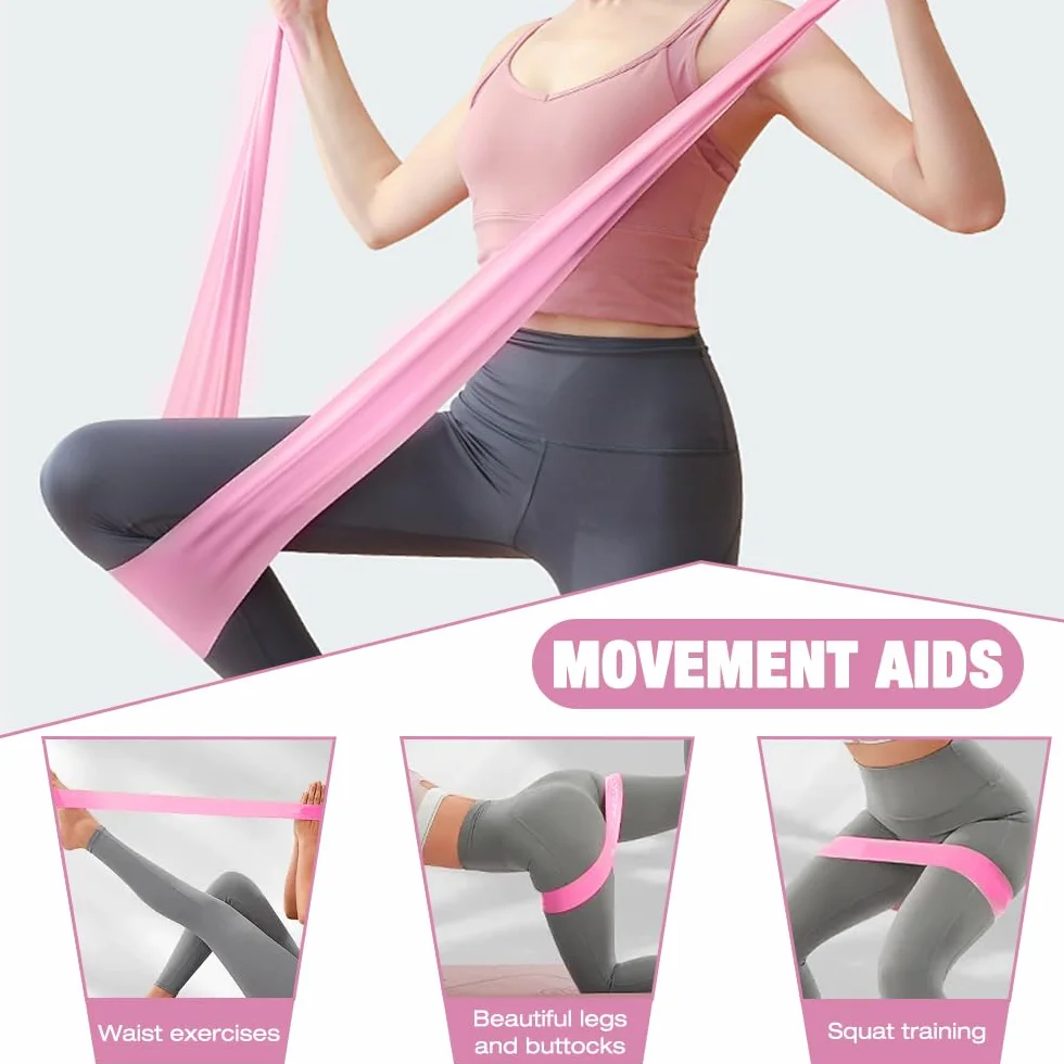 Mineup Zestaw pierścieni do pilates, 5 sztuk zestawu pilates essentials dla kobiet z piłką do jogi, pasem do jogi i paskami fitness, pierścień pilates, pierścień pilates yoga do domu, jogi, siły i