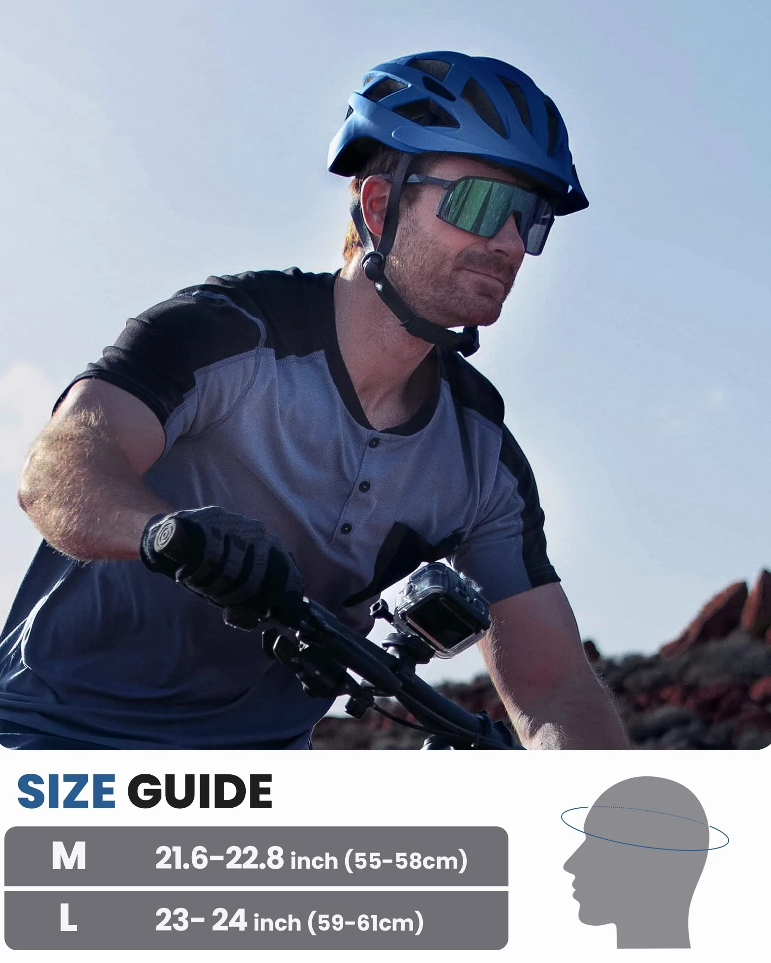 OutdoorMaster Kask rowerowy MIPS Recreational, dwie wyjmowane wkładki, wentylacja, kask górski i szosowy dla młodzieży i dorosłych