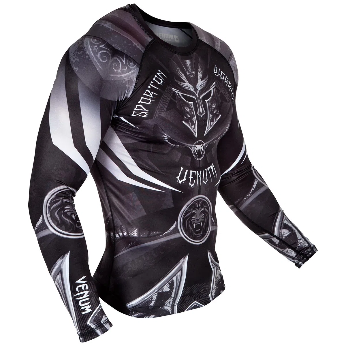 Venum męska gladiator 3.0 osłona z długim rękawem czarny/biały XXL