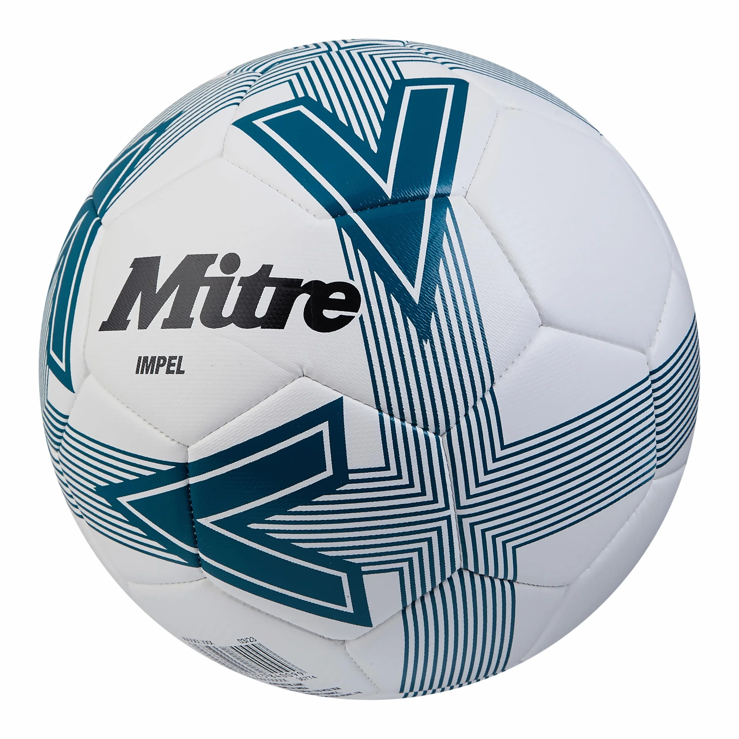Mitre Impel L30P piłka nożna, bardzo trwała, zachowuje kształt, biały/zielony, 2