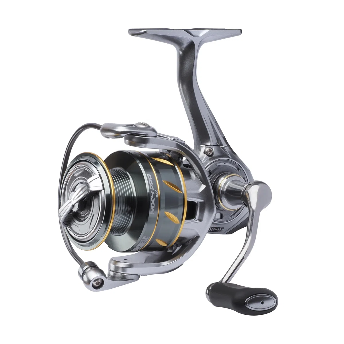 Mitchell MX4 Pro kołowrotek spinningowy, wędkarz słodkowodny, sandacz, sandacz, aluminiowa szpula, wytrzymały oburęczny kołowrotek 1000, rozmiar 5,2:1 przełożenie przekładni