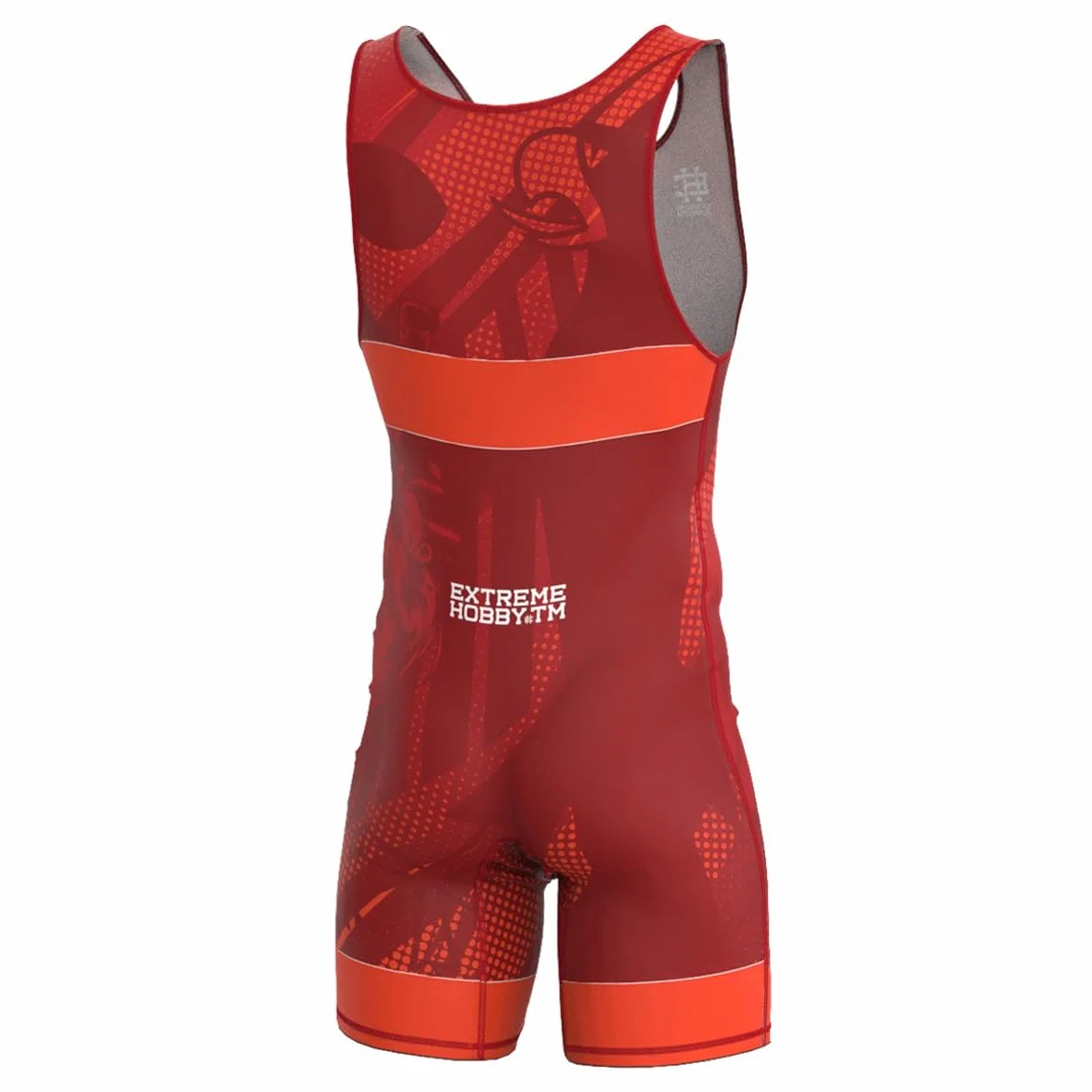 Trykot zapaśniczy dla mężczyzn SYMBOL NIEMCY profesjonalny kostium na zapasy, strój wrestlingowy, koszulka zapaśnicza męska, wrestling singlet