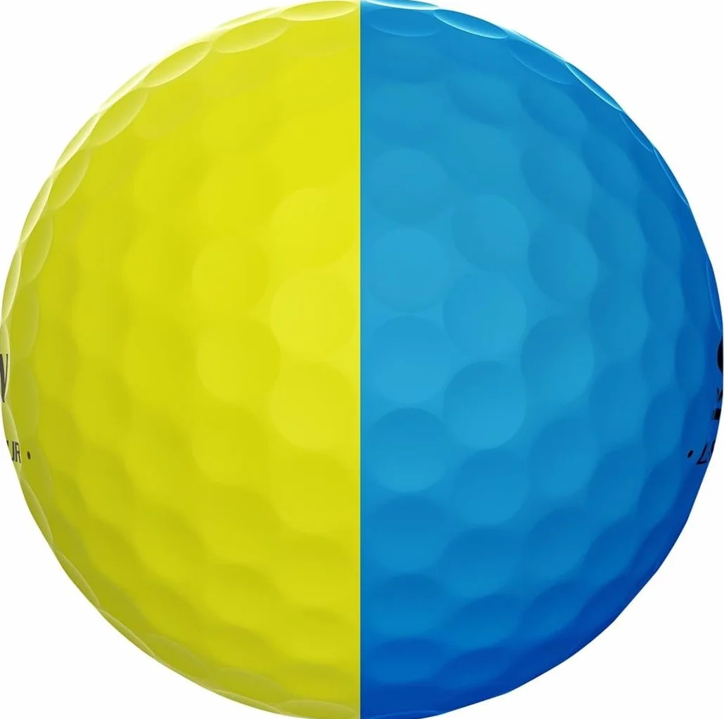 Piłki golfowe Srixon Q-Star Tour Divide niebiesko-żółte