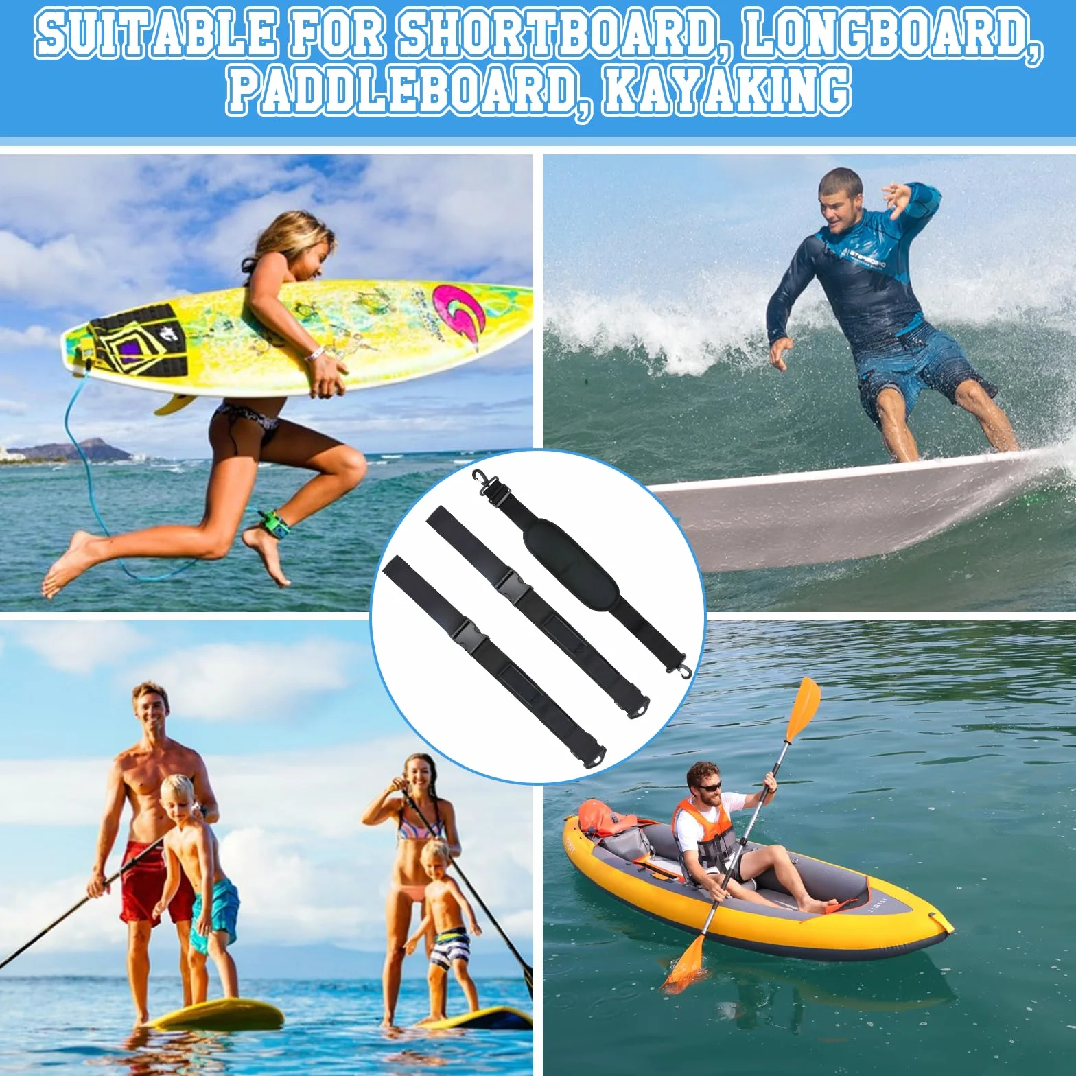 Pasek do noszenia deski surfingowej