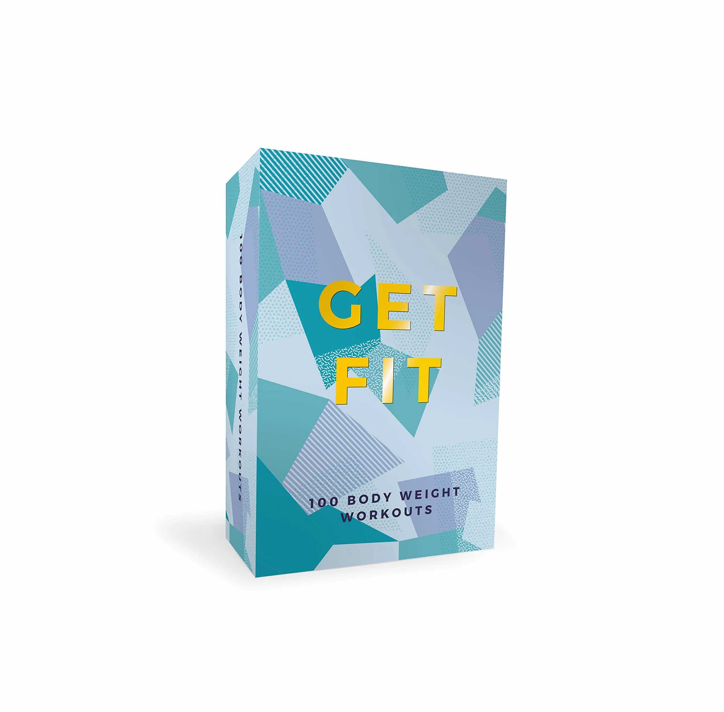 Gift Republic GR490056 100 Get Fitness karty aktywności, niebieskie