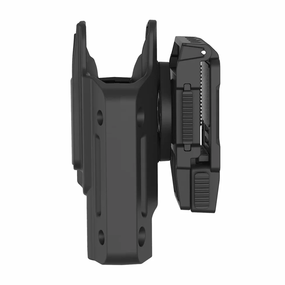 G19 Obracany o 360 ° etui do Glock 19 G23 G32 Gen 1.2,3,4 G19 gen5, taktyczne etui OWB Level 2 prawo ręka automatyczna blokada / indeks zwolniony pas zewnętrzny ukryty pokrowiec