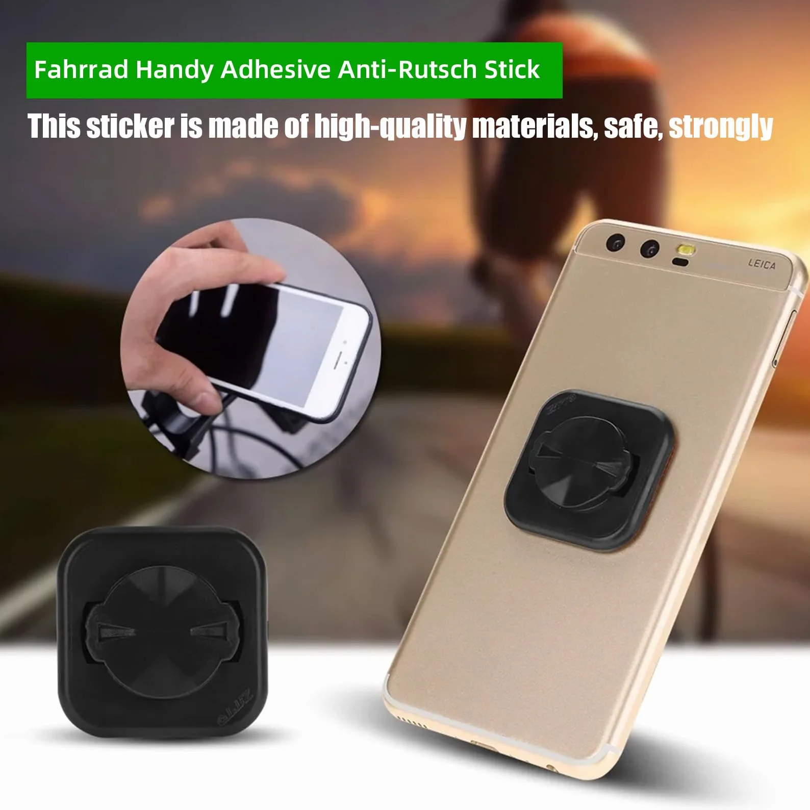 Uchwyt rowerowy na telefon do Garmin Edge kompatybilny adapter montażowy czarny
