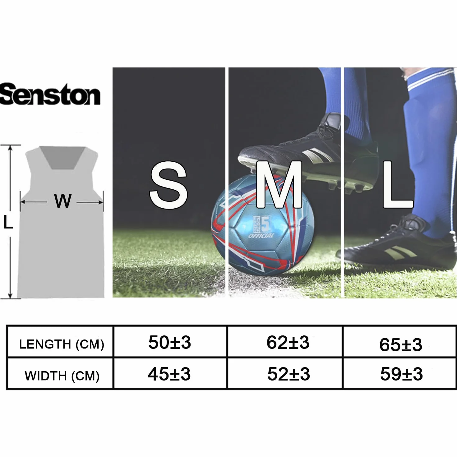 Senston Soccer Bibs Jersey Nylon Mesh Sports Pinnies Team Scriming Kamizelki treningowe - Piłka nożna/Siatkówka/Koszykówka Bibs (12 szt.)