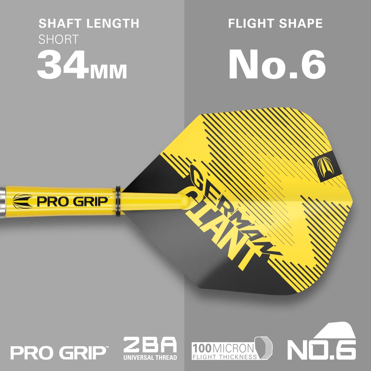 Target Darts Gabriel Clemens zestaw rzutek 22G/23G/24G ze stali wolframowej – 9 wałków Pro Grip – 9 Pro Ultra Flights – portfel do rzutek