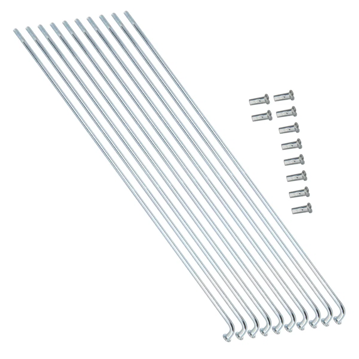 Szprychy rowerowe, 10 sztuk 80-310 mm wytrzymałe szprychy rowerowe ze stali nierdzewnej o grubości 13G 2,2 mm akcesoria rowerowe (310MM)
