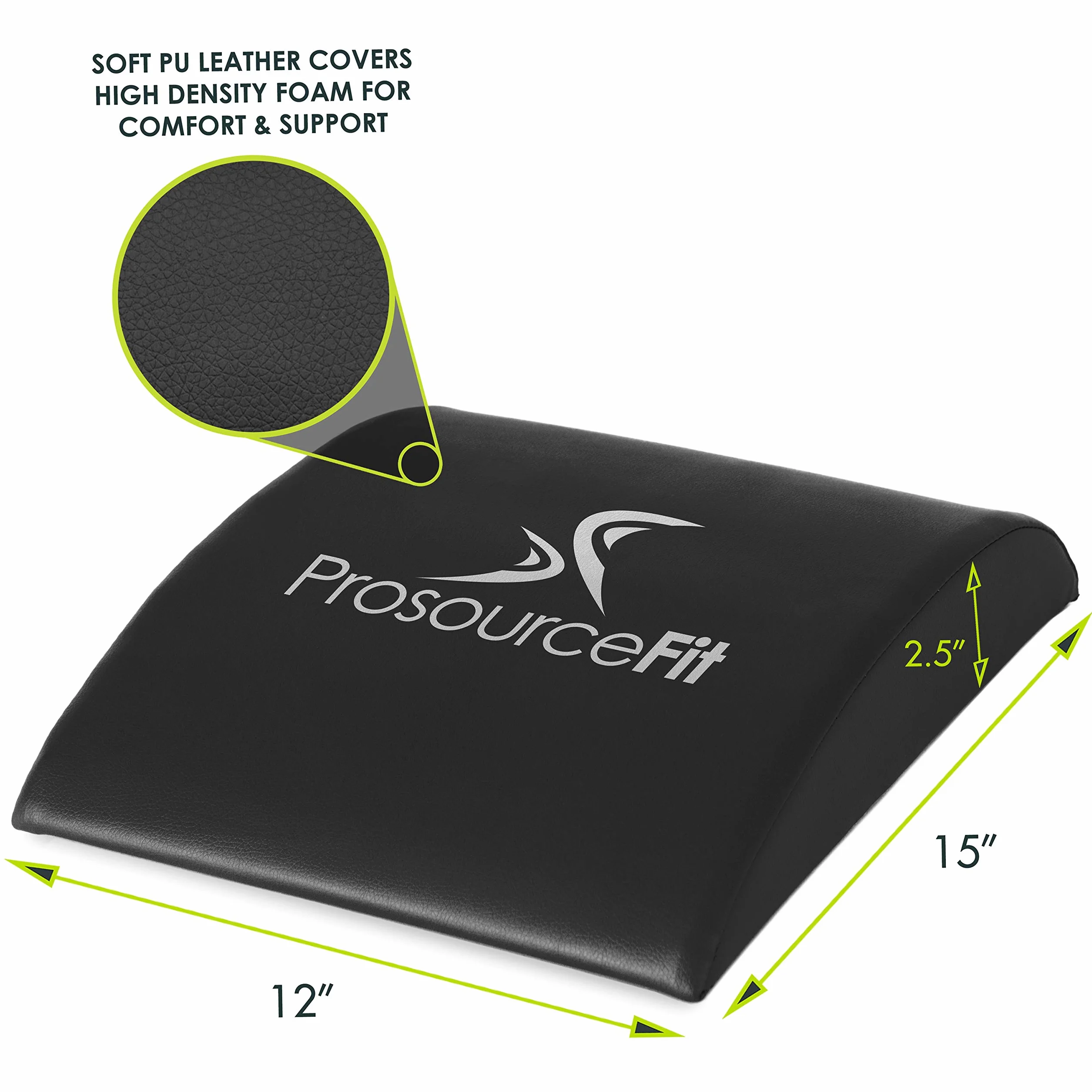 ProsourceFit Abdominal AB Mat 38 cm x 30 cm trener rdzenia o wysokiej gęstości