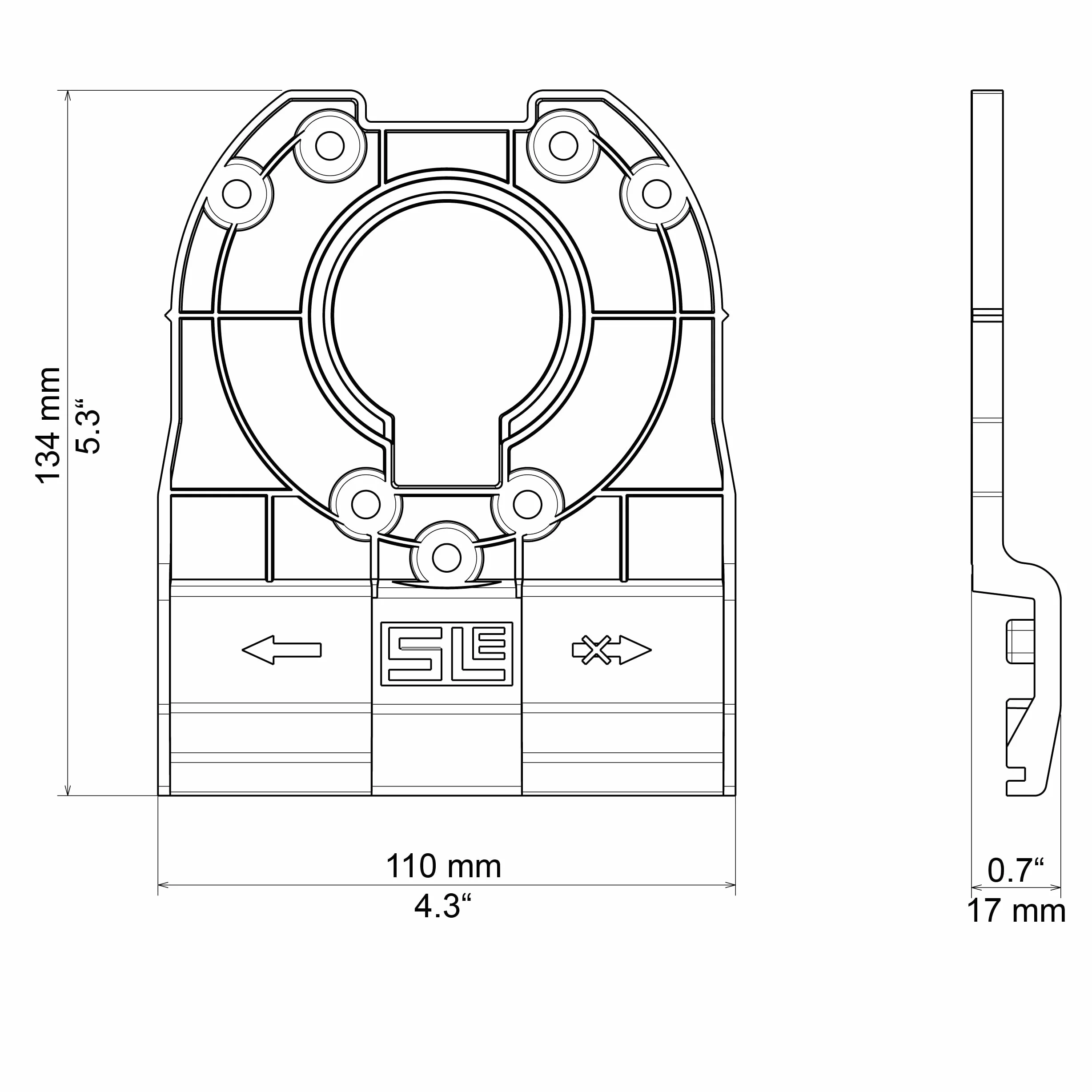 Adapter prowadnicy do frezarki Bosch GKF 18V-8 do Makita/Bosch/Festool/Mafell