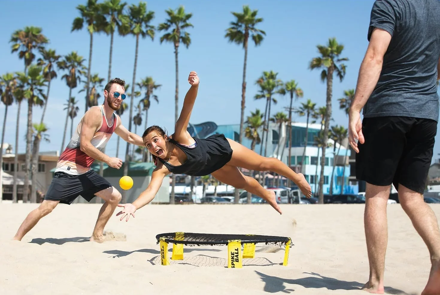 Spikeball Spikeball_20500 S-CM-002 Roundnet, Żółty/Czarny, Jeden Zestaw