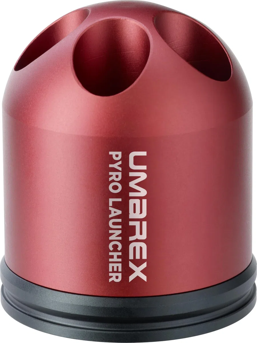 Umarex Kubek do strzelania Pyro Launcher, Multi Shooter do wszystkich powszechnie stosowanych broni palnych, w zestawie adapter C, I, K, L i M