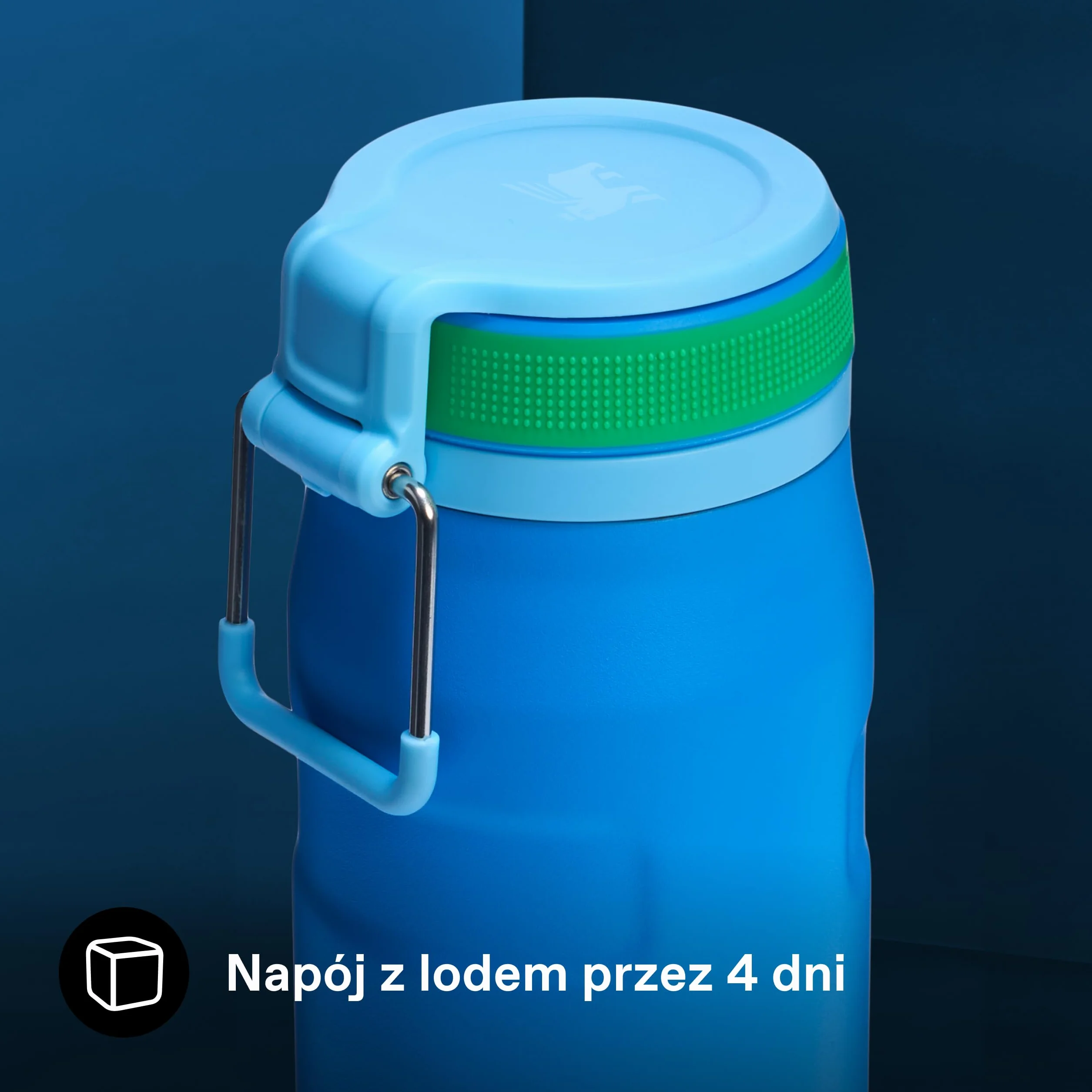 Stanley 1913 IceFlowBottle Twist Flip 0.47L - Zimna Przez 12 Godzin - Zamrożona Przez 3 Dni - Można Myć W Zmywarce - Stal Nierdzewna - Nie Zawiera BPA - Podwójna Sciana