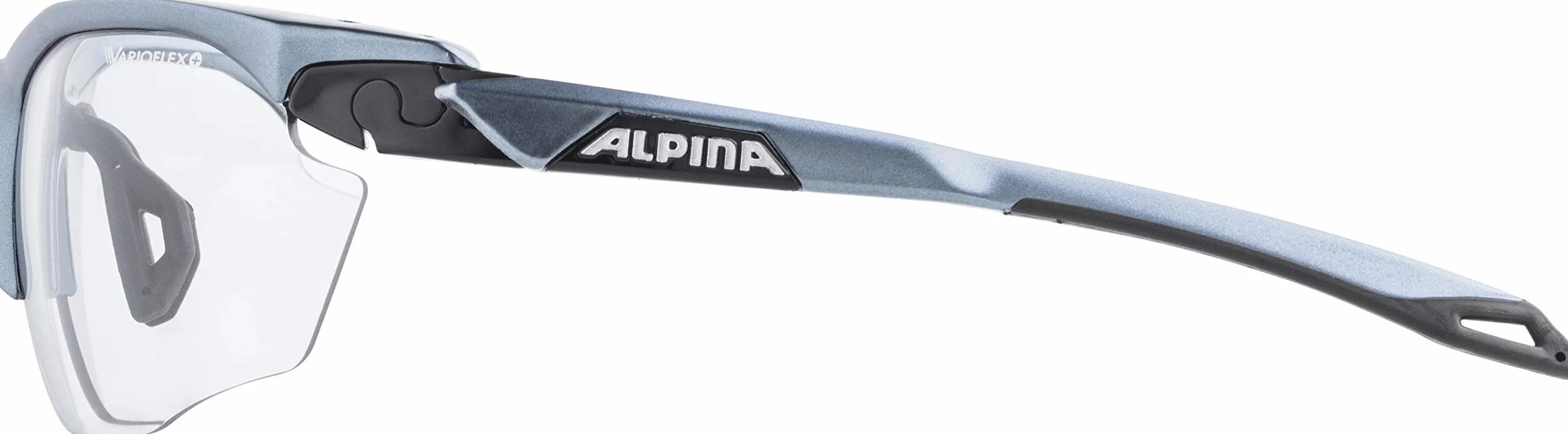 ALPINA Unisex - Dorośli, TWIST FIVE HR V Okulary sportowe, tin-black/black, One Size