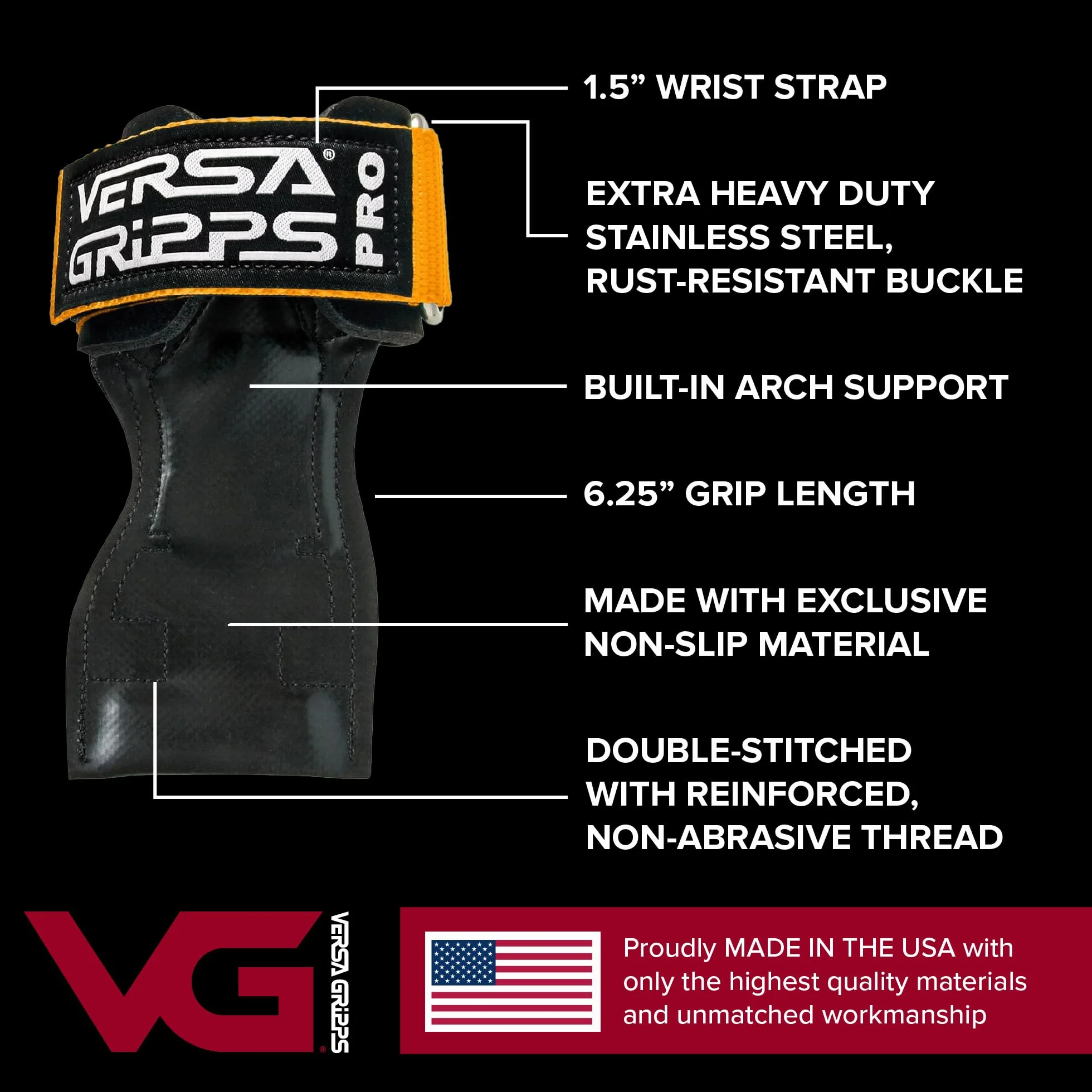 Versa Gripps Pro autentyczne. Najlepsze akcesoria treningowe na świecie. Wyprodukowano w USA.