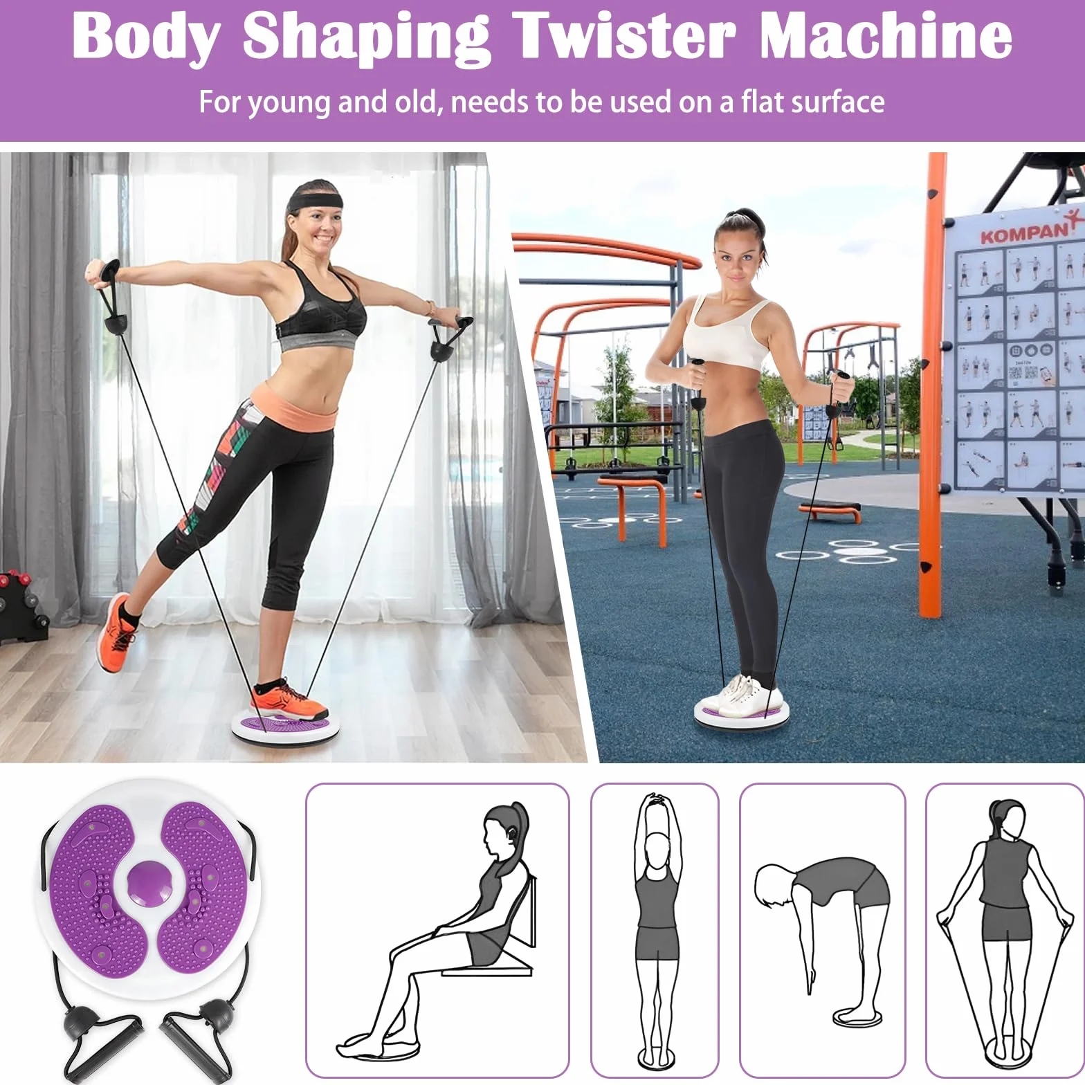 Twist Waist Disc Balance Board Board