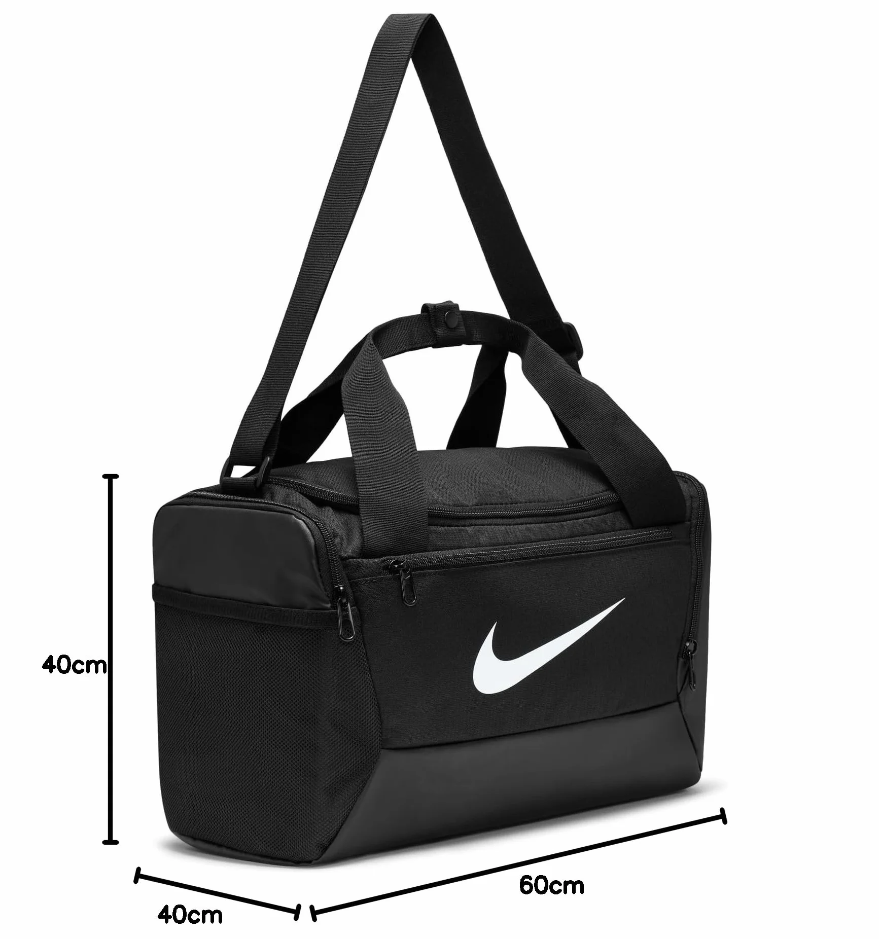 Nike torba Brsla dla dorosłych czarny biały rozmiar uniwersalny