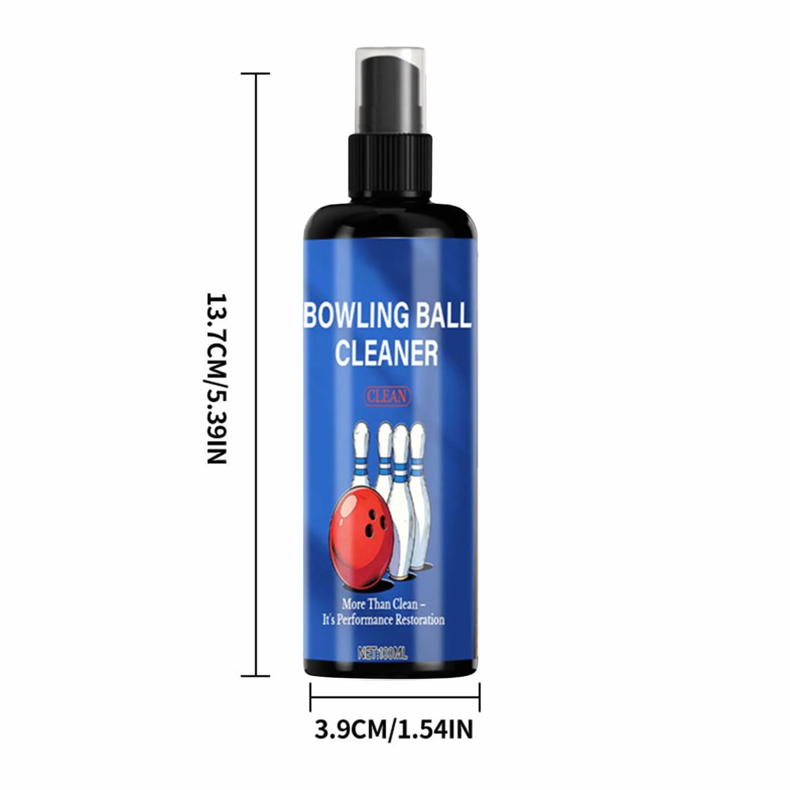 Środek do czyszczenia kręgli, 100 ml, pielęgnacja z ręcznikiem, polerka do kręgli, do golfa, Fastball, dla początkujących kręgli, mężczyzn, kobiet, na siłownię, bilard