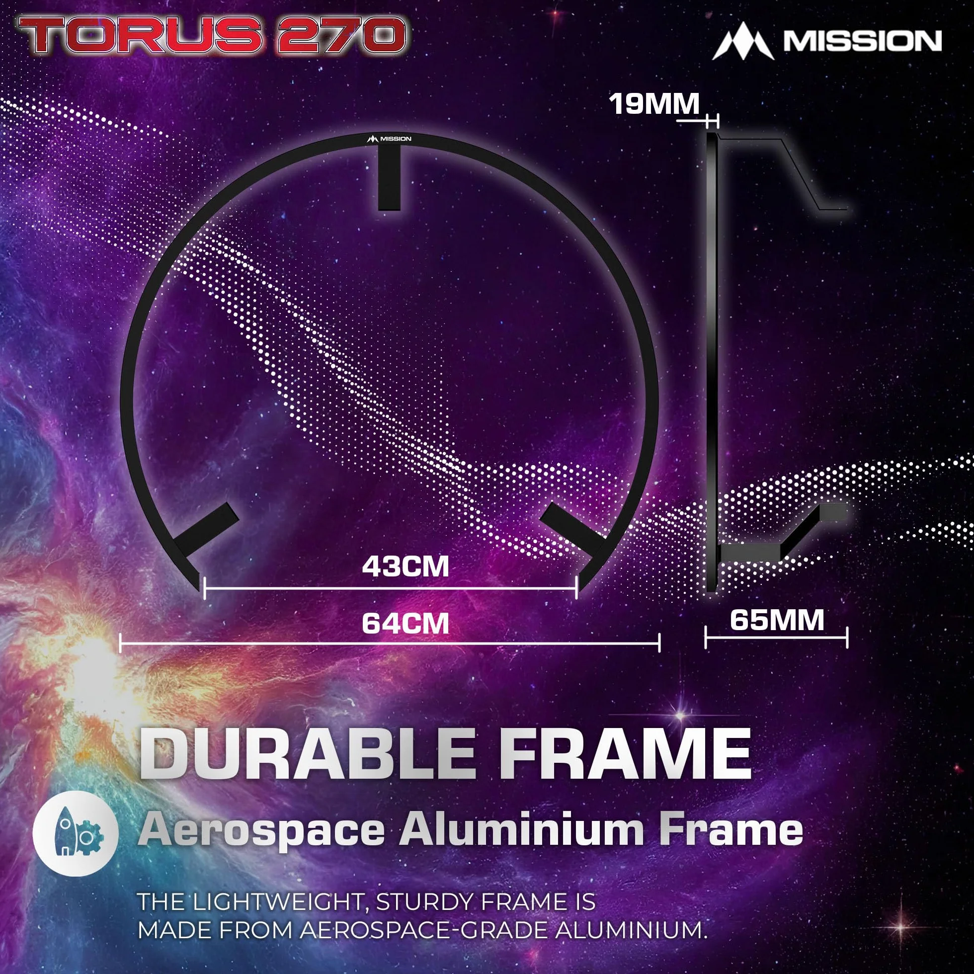 Oświetlenie docelowe Mission Torus 270 LED