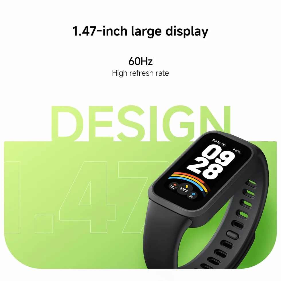 Xiaomi Smart Band 9 Aktywny, Czarny