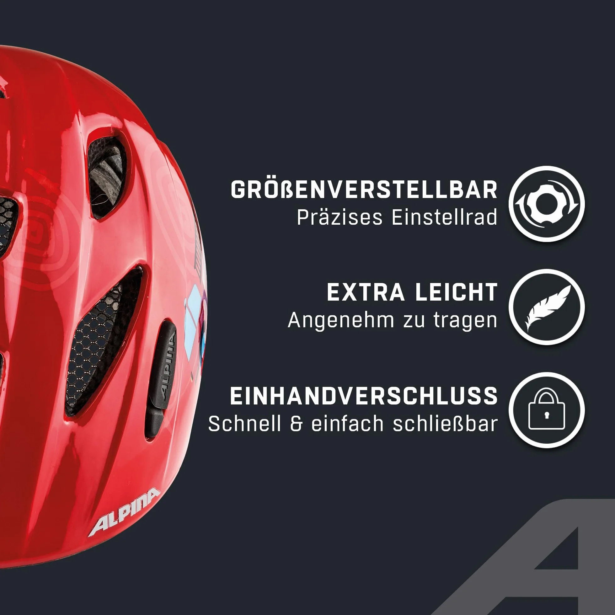 ALPINA XIMO kask rowerowy, uniseks, dla dzieci, kolor pomarańczowo-rabbitowy, 47-51 cm