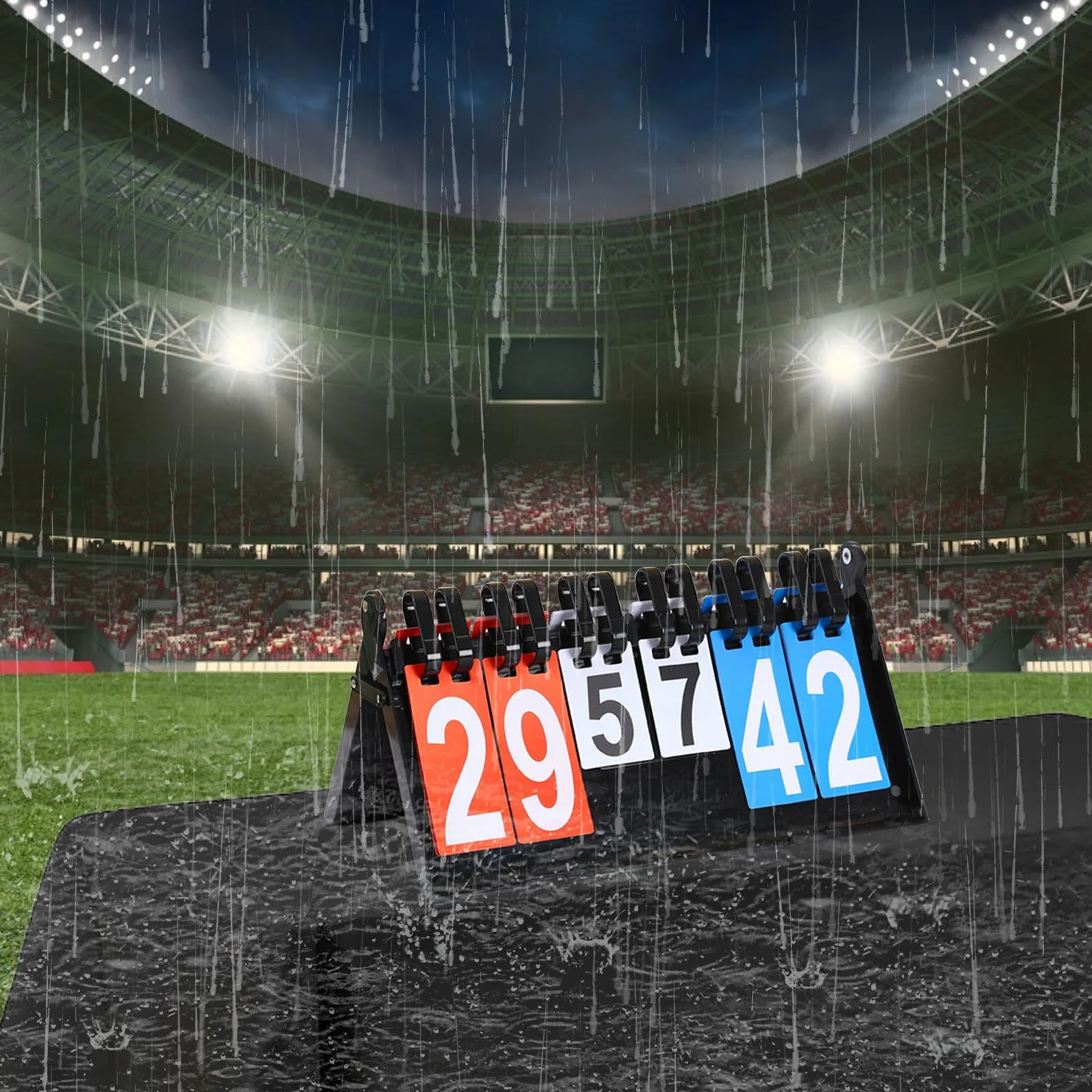Tablica wyników, Przenośna tabela sportowa, Tablica wyświetlająca stan gry, Tablica wyników 0-99, Tablica wyników sportowa, Tablica wyników sportowa do koszykówki, badmintona, tenisa stołowego