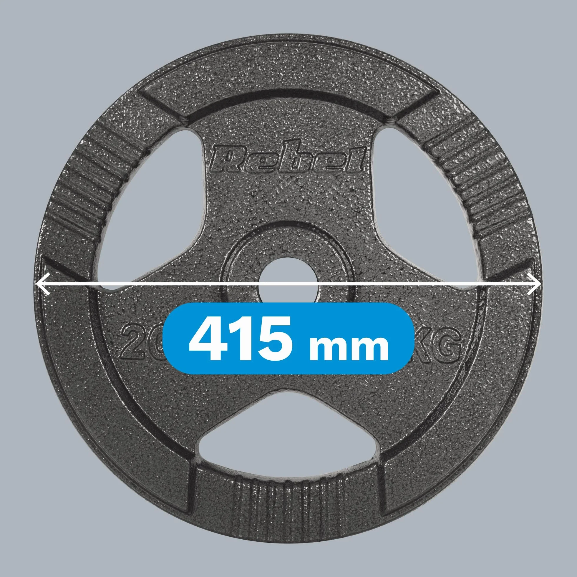Rebel Electro Obciążenie Żeliwne 20 kg Otwór 51mm Talerz z Uchwytami