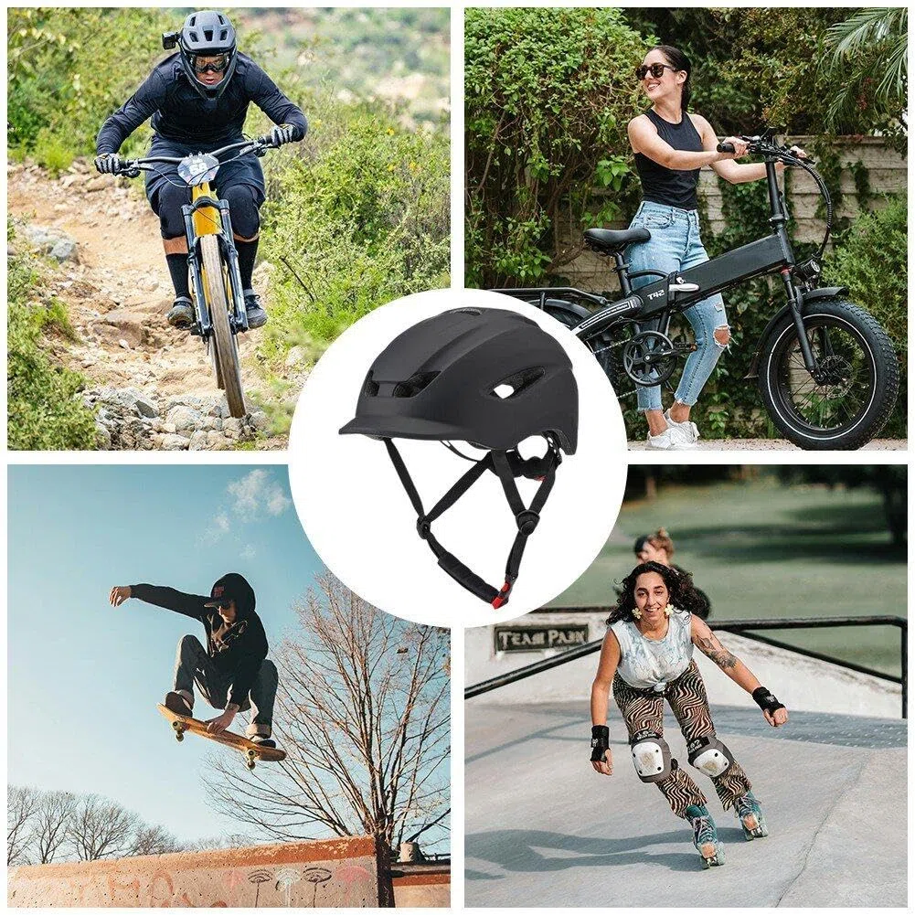 Kask rowerowy do deskorolki, zdejmowane wkładki, wentylacja, wielofunkcyjny, skuter, łyżworolki, łyżworolki, dla młodzieży i dorosłych