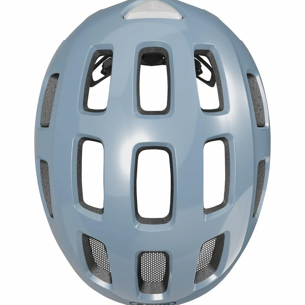 ABUS Youn-I 2.0 kask rowerowy z oświetleniem dla dzieci, młodzieży i młodych dorosłych – dla dziewcząt i chłopców