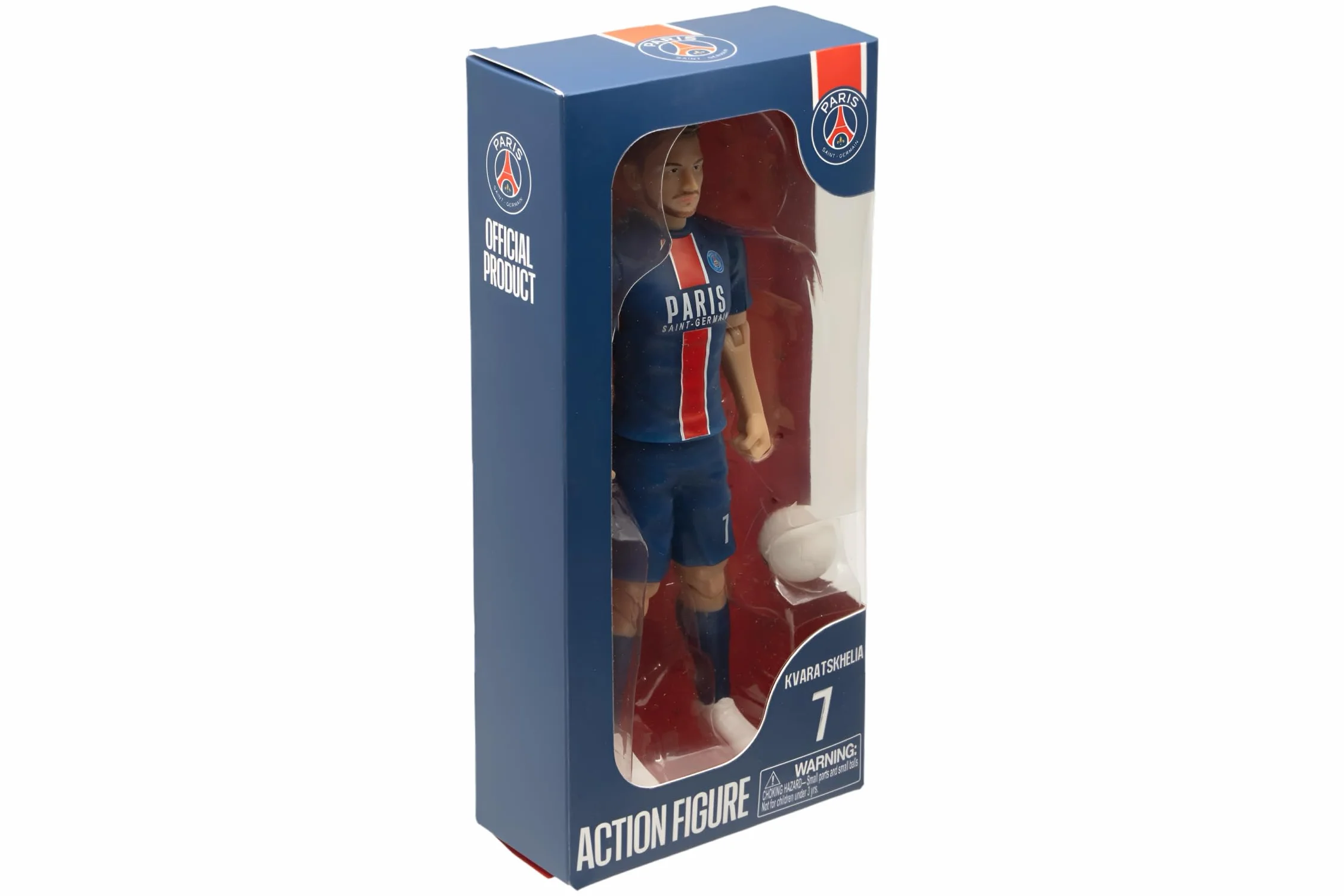 Paris Saint-Germain Khvicha Kvaratskhelia 20 cm Kolekcjonerska Figurka Piłkarska Banbo Toys