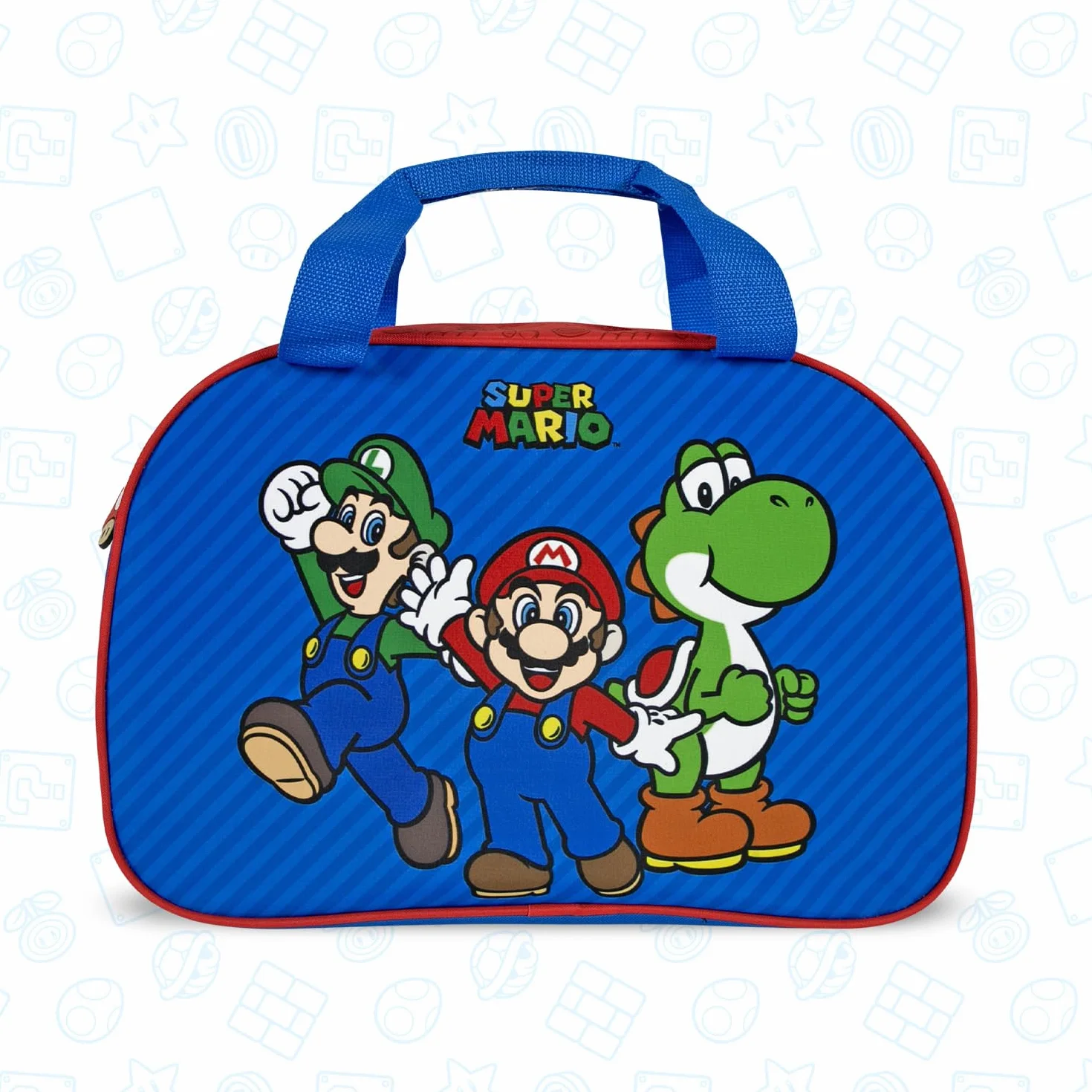Mario Sportowa torba dla dzieci 28x41,5x21 cm czerwona niebieska
