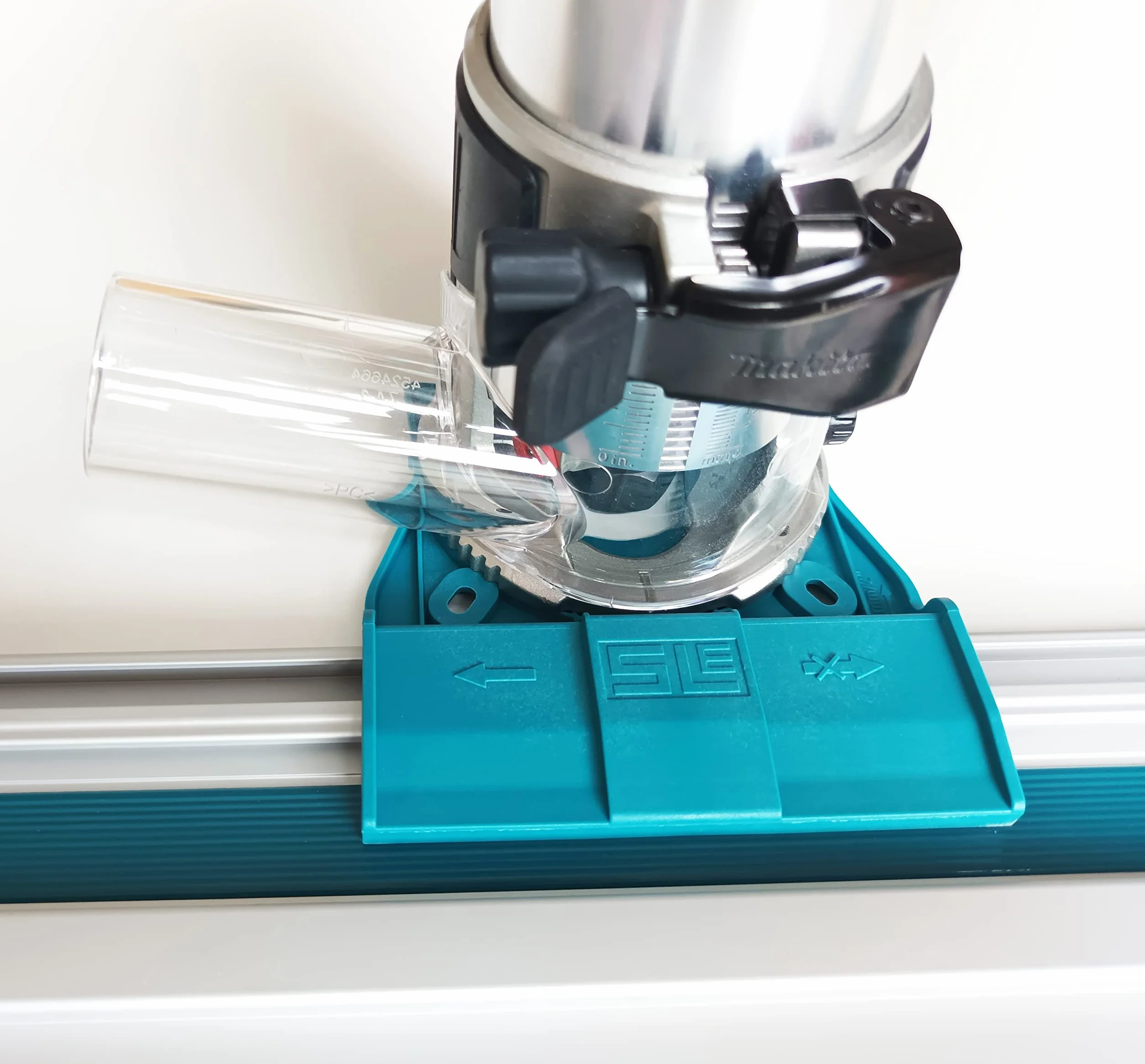 SLE Engineering Adapter szyny prowadzącej do Makita DRT50 RT0700C RT0702C Bosch Festool Mafell