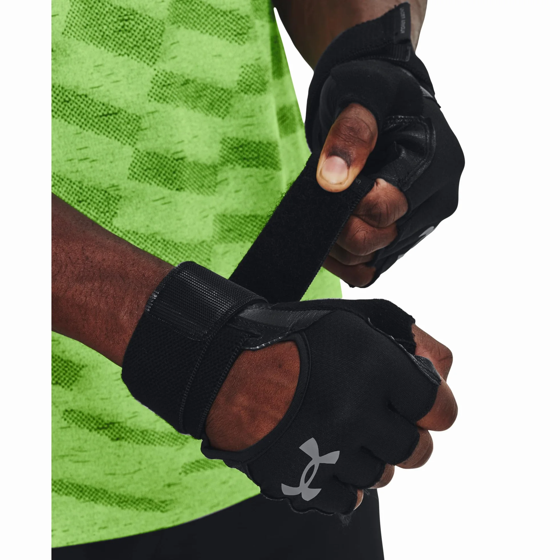 Under Armour Rękawice kulturystyczne dla mężczyzn, czarne, rozmiar XXL 1369830-001