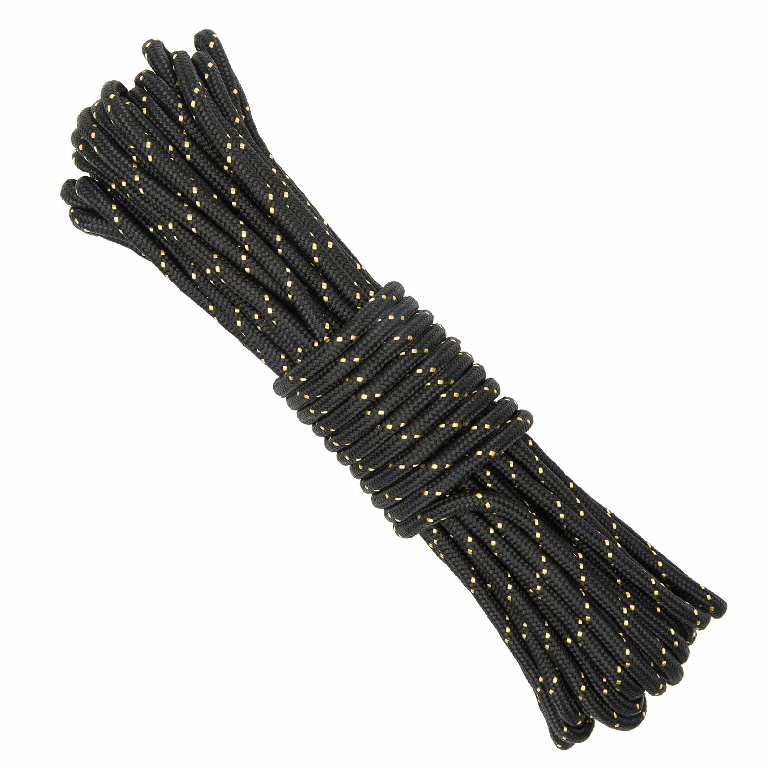KINGLAKE Lina nylonowa 20 m 8 mm czarny paracord do wiązania survivalu ogrodnictwa