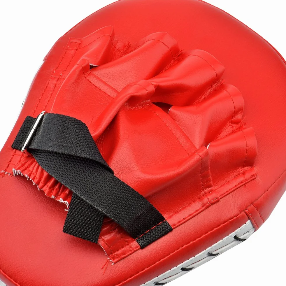 Łapy z poliuretanu z wysokiej jakości wyściółką, zakrzywione łapy bokserskie do sportów walki, MMA, Muay Thai, karate, taekwondo, kickboxingu i boksu, 1 para padów bokserskich