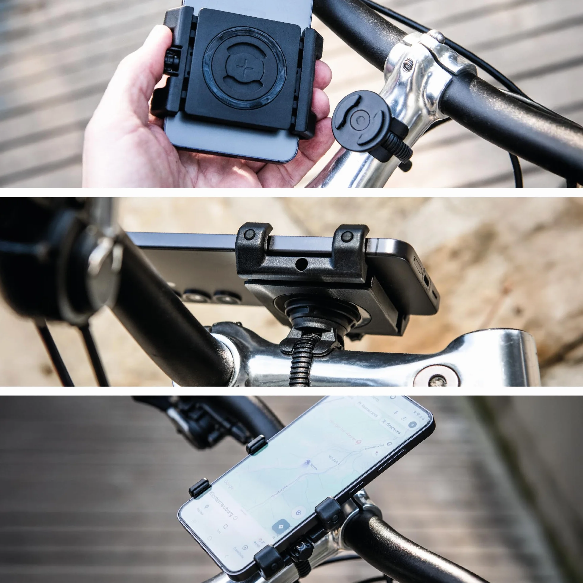 SP Connect Uniwersalny Uchwyt Rowerowy na Telefon 58-85mm Stojak Smartfona Rower Górski