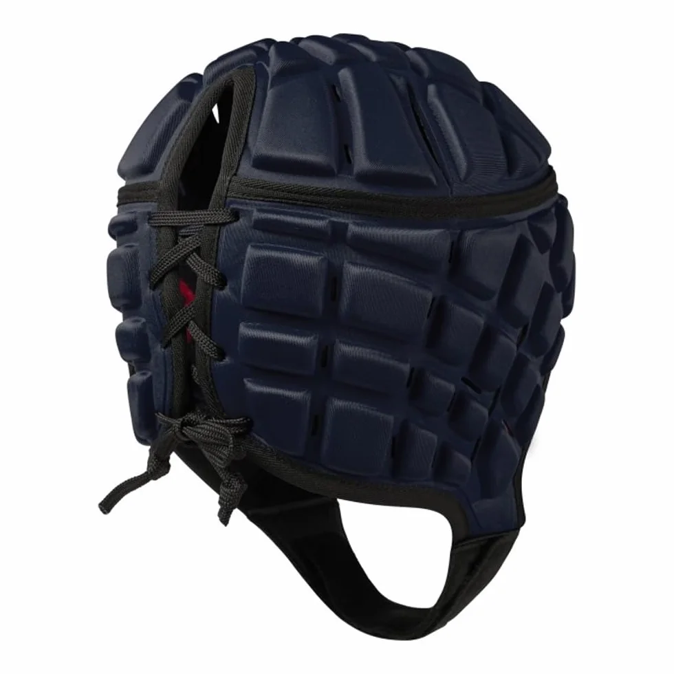Canterbury Unisex Raze Rugby Headguard | Scrum Cap, pełne pokrycie | pasek pod brodę z miękkimi krawędziami | zaprojektowane otwory wspomagające wentylację | wyściółka piankowa osłona głowy, czerwona