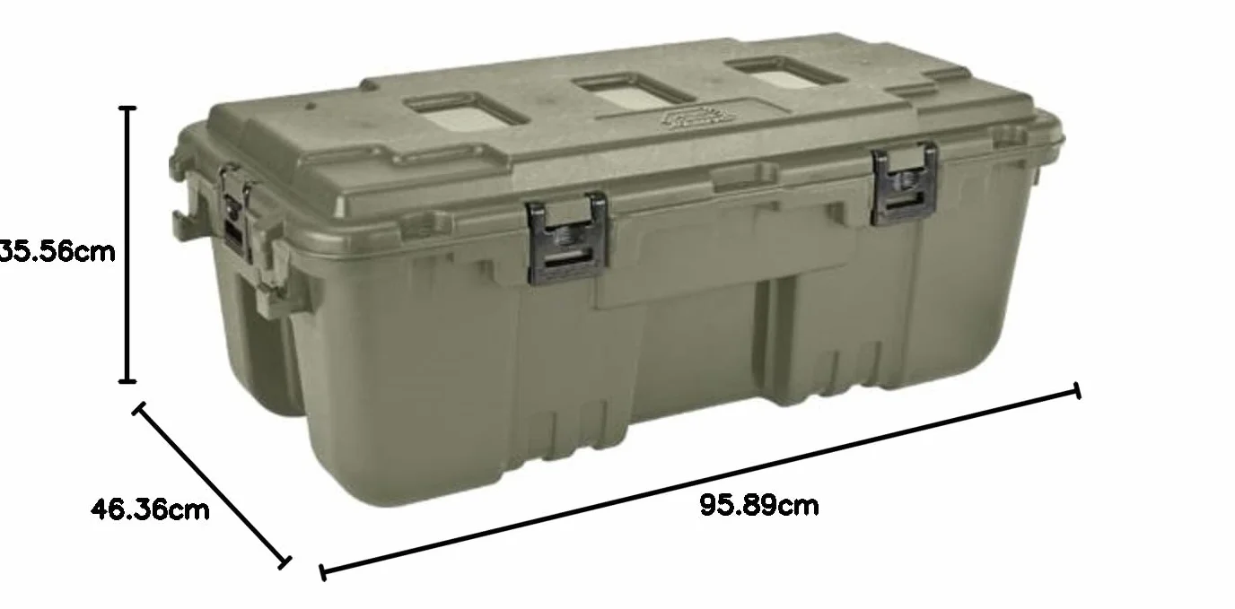 PLANO Kufer Sportowy na Zawiasach Olive Drap Green Wojskowy Duży do Polowań Paintballa Airsoftu