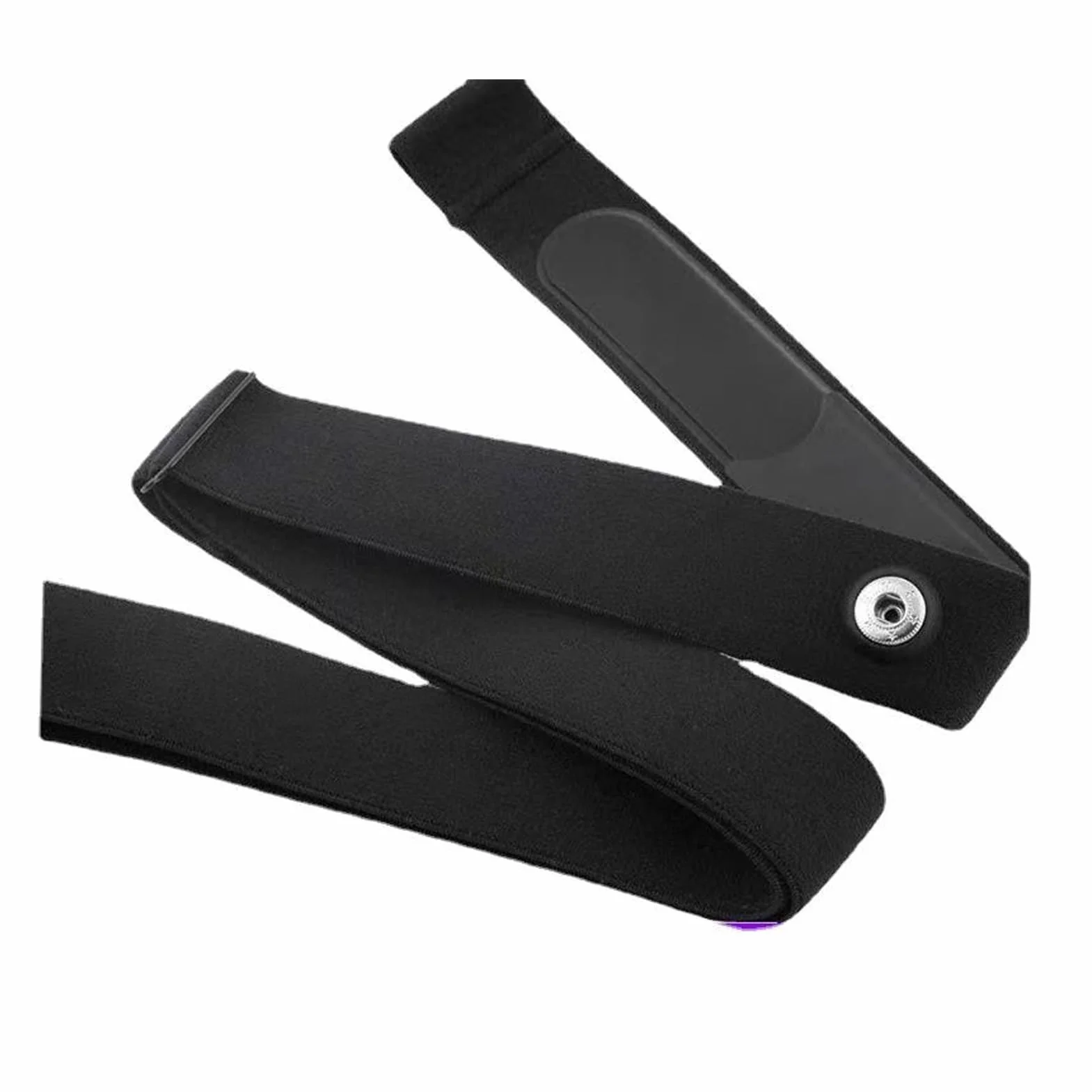 Soft Strap pas piersiowy regulowany do czujnika cardio (70-105 cm), odstęp 45 mm, pasek Bluetooth Ant+ kompatybilny z Garmin, Wahoo, Polar